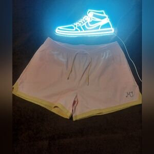 Jordan Womens Woven Loose Fit Pink Shorts Size XL